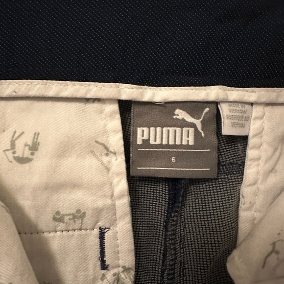Puma GOLF pants - blue dot pattern, size 6 - Picture 5 of 5